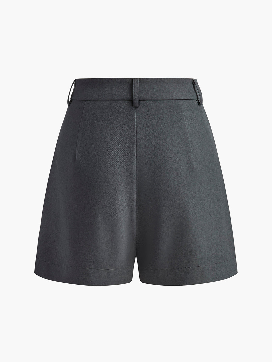 Jip | Dames Shorts met Hoge Taille Plooien Riemlussen