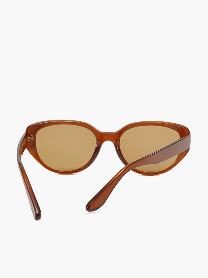 Bianca | Dames Zonnebril met Cat Eye Bruine Glazen