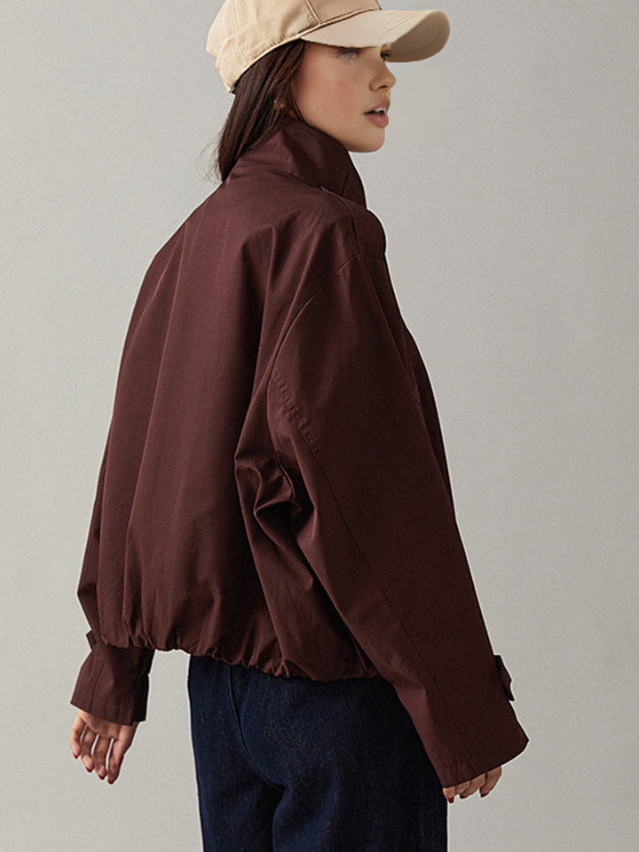 Ella | Dames trenchcoat met knoopsluiting en zakken