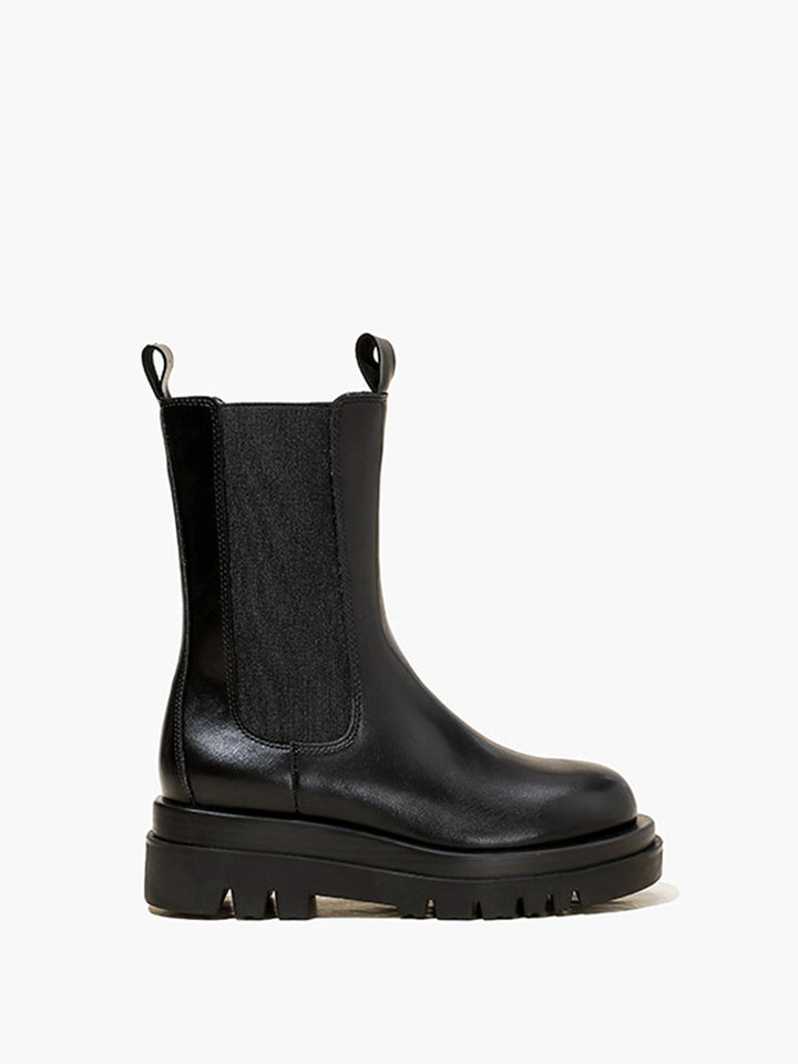 Britt | Dames chelsea boots met profielzool