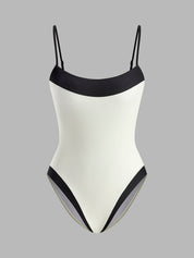 Alia | Dames Badpak met Contrast Randen