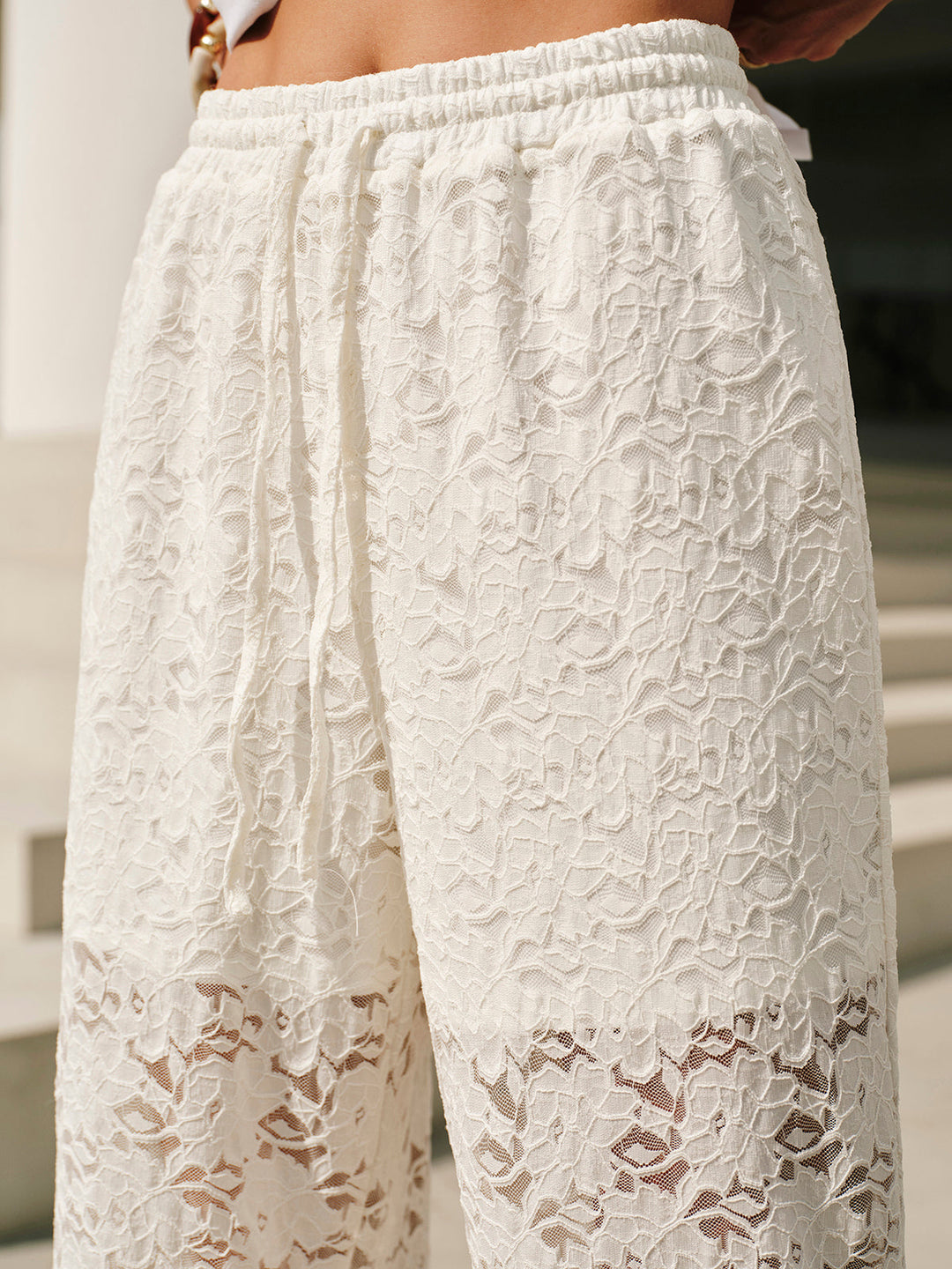 Laney | Dames Broek met Hoge Taille Wijde Pijpen