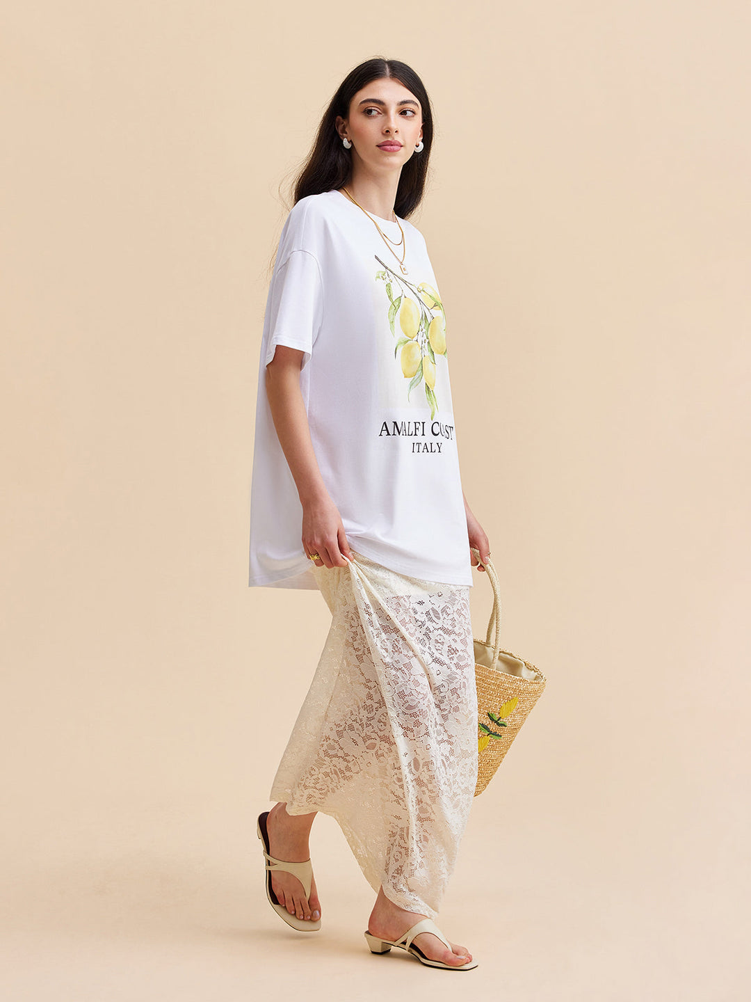 Amber | Dames rok met hoge taille maxi