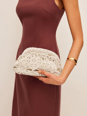 Crochet | Clutch Tas –  Boho Handtas - Kantoen en Kant