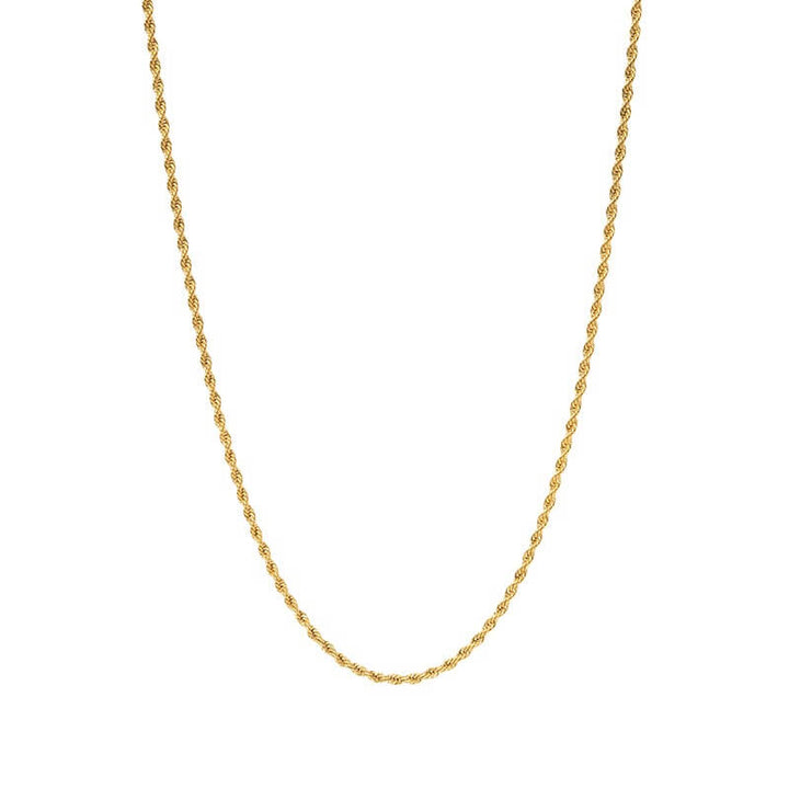Valentina | Dames Ketting met gevlochten en roestvrij staal