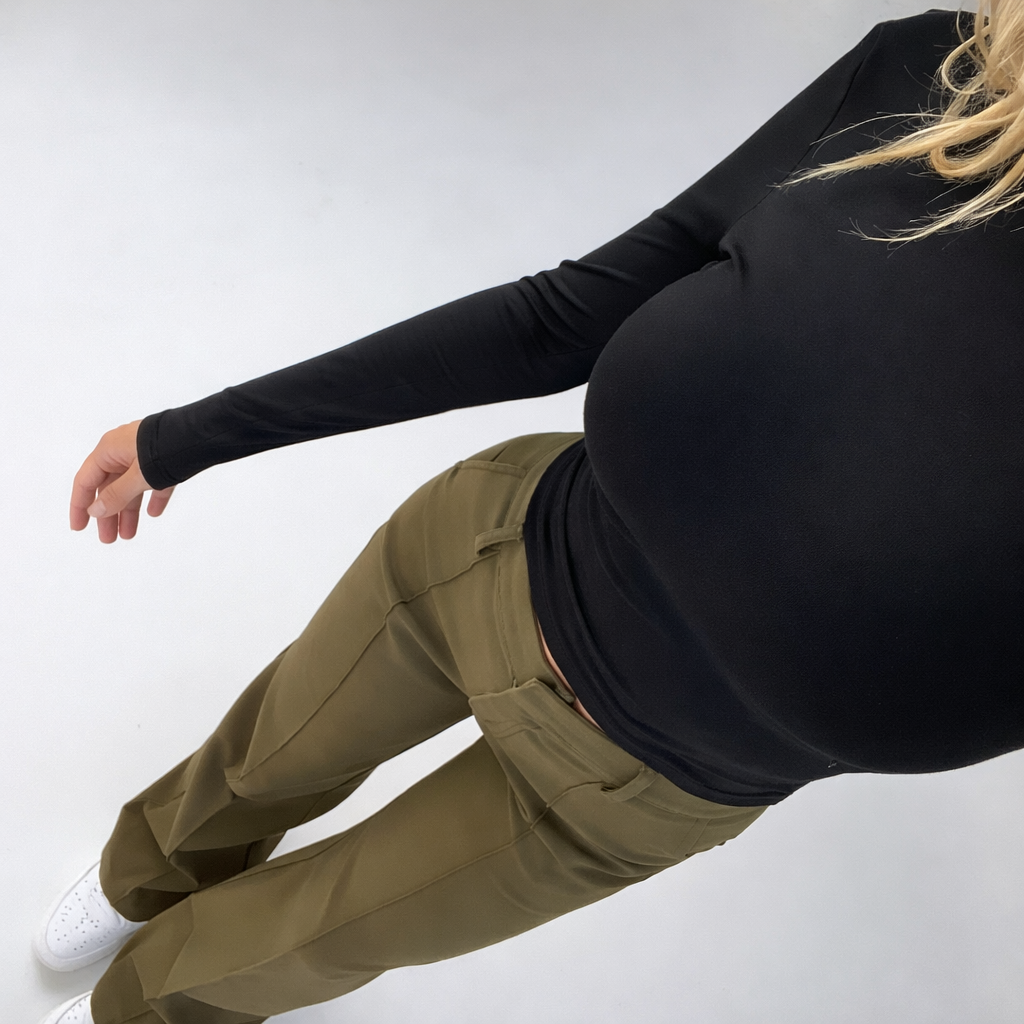 Beau | High-Waist Pantalon Met Rechte Pijpen