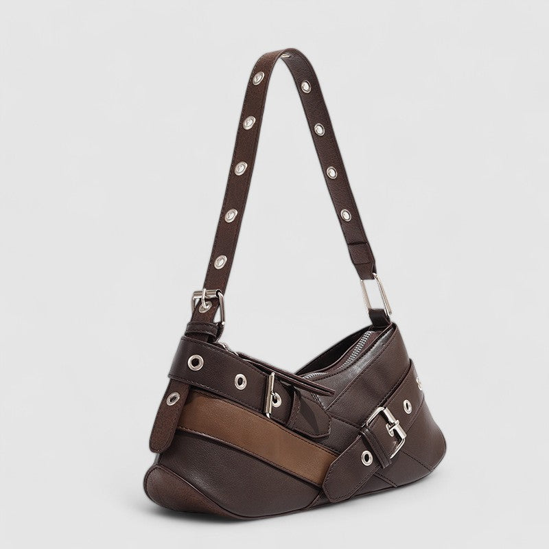 Noella | Chique Mini Handtas met Riempjes