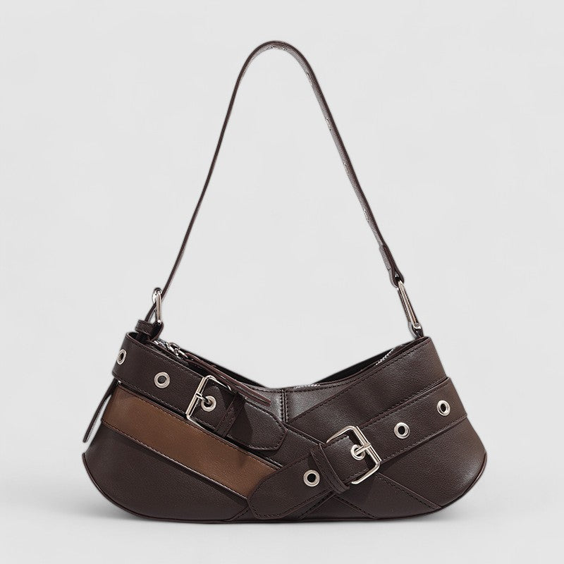 Noella | Chique Mini Handtas met Riempjes