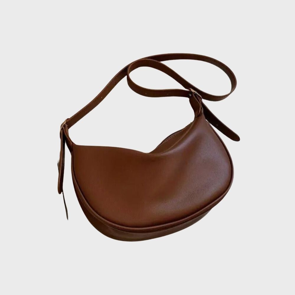 Amy | Dames crossbody tas met ritssluiting en band