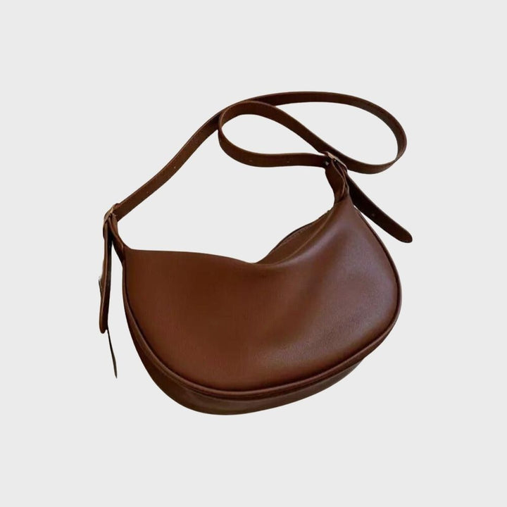 Amy | Dames crossbody tas met ritssluiting en band