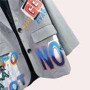 Arcy | Stijlvolle Blazer Dames met Graffiti Flair