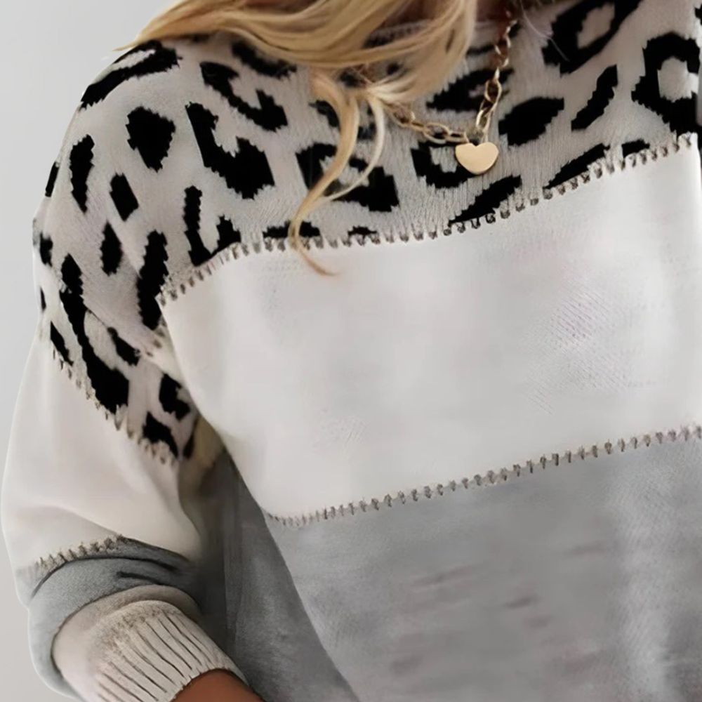 Cheyenne - Comfortabele Pullover in Leeuwendessin