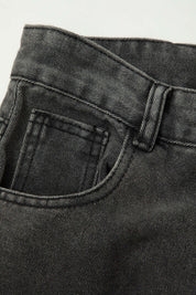 Cargo | Stijlvolle Spijkerbroek Dames - Wijde Pijpen met Zakken, Casual, Loose Fit