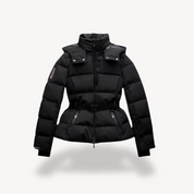 Gwyneth | Gewatteerde Pufferjack Dames - Trendy Cropped Model met Riem, Warm en Stijlvol
