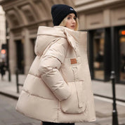 Celia | Luxe Gewatteerde Winterjas Dames - Pufferjack, Waterdicht