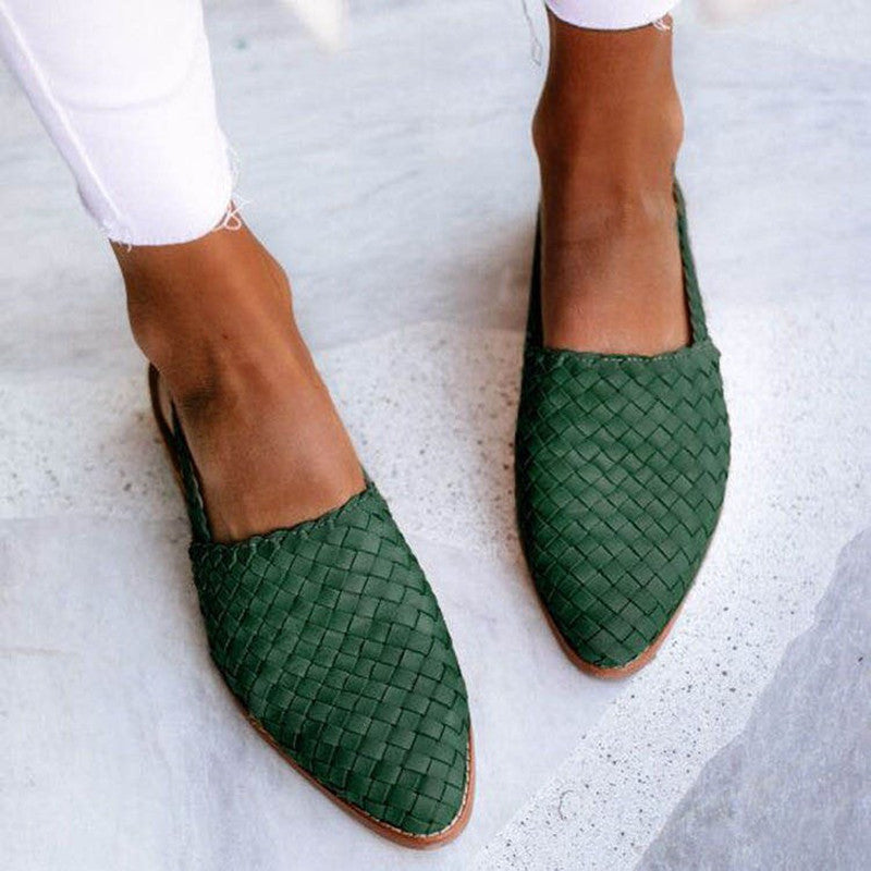 Nova | Dames slingbacks met gevlochten en open hiel