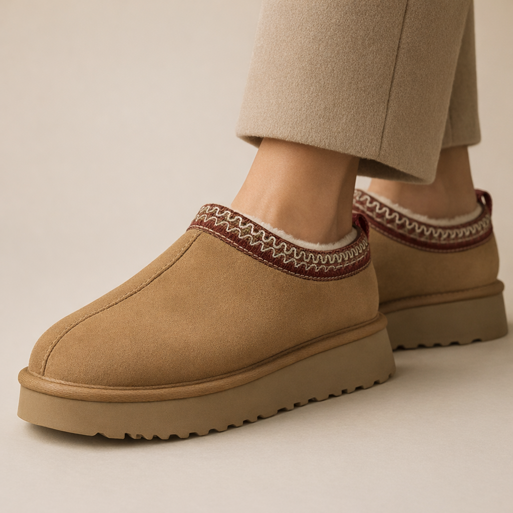 Jocelyn | Dames pantoffels met instap randdetail