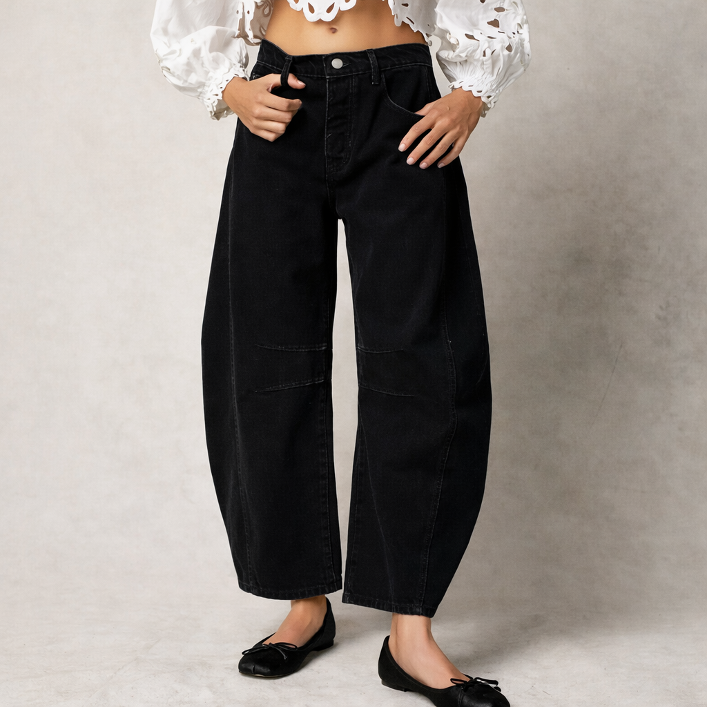 Mae | Comfortabele, Wijde Broek Dames - Trendy Ballonbroek