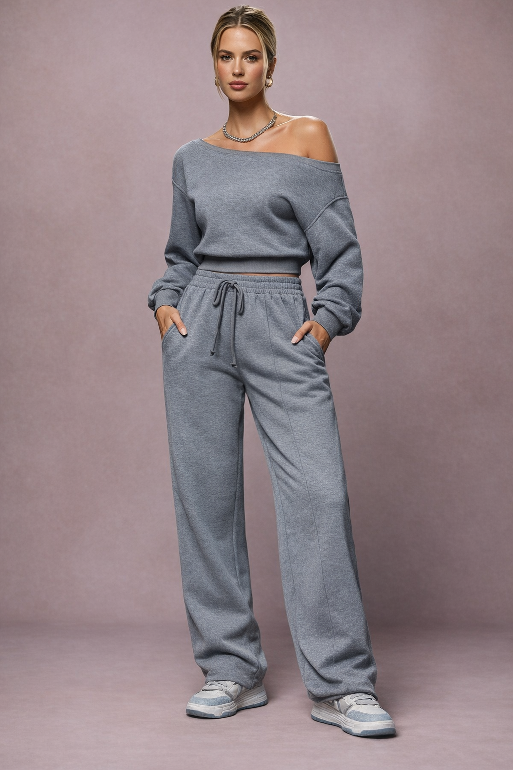 Ulrike | Dames set met offshoulder broek