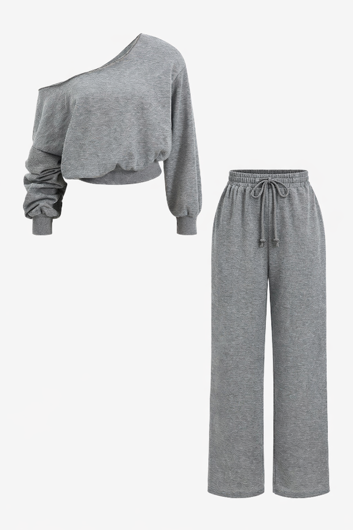 Ulrike | Dames set met offshoulder broek