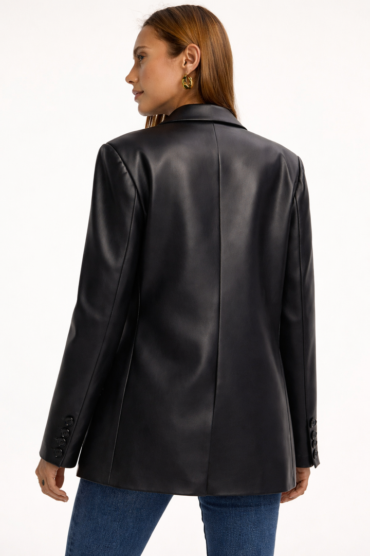 Imani | Dames blazer met reverskraag knoopsluiting zakken