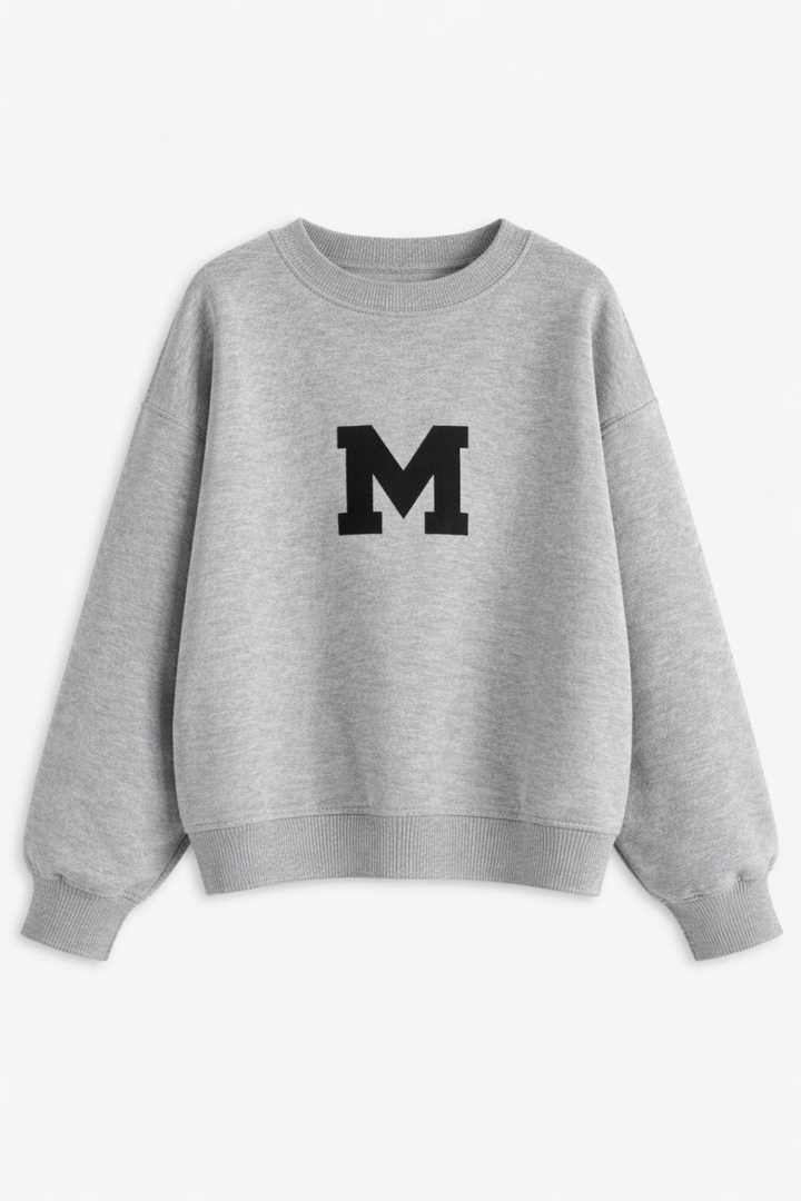 Beatrice | Dames Sweater met Letterprint Losse Pasvorm
