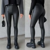 Alize | Modieuze Leer Look Broek
