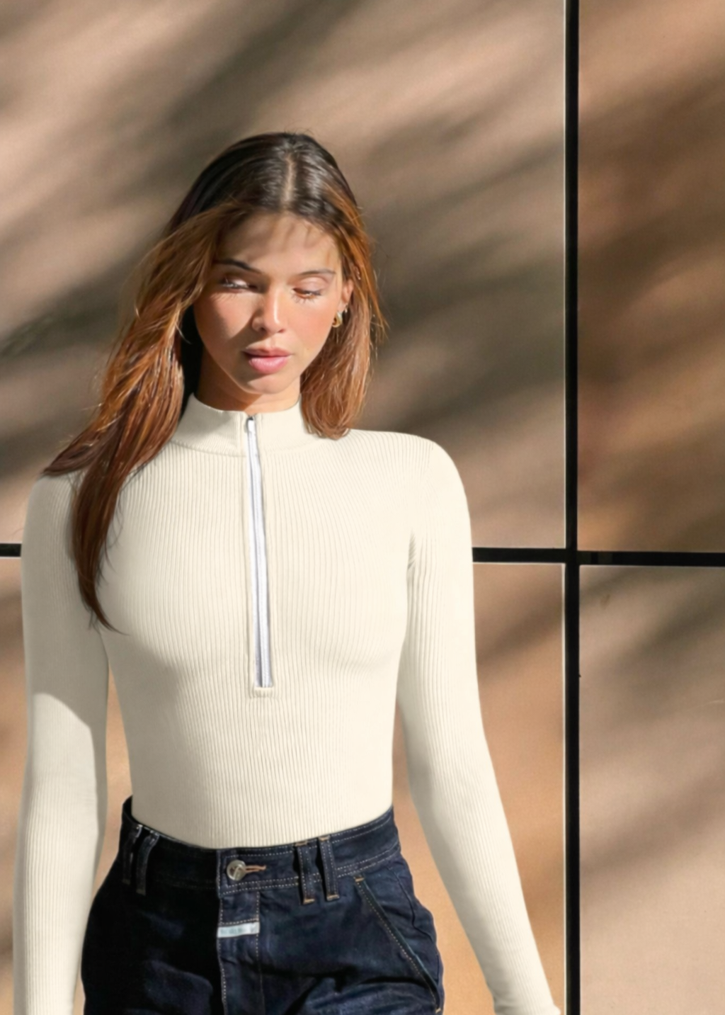 Yara | Bodysuit Top met Rits - Veelzijdig, Comfortabel en Functioneel