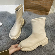 Chloe | Stijlvolle Stoere Dames Laarzen - Hoogwaardige PU-Leer, Elegante Look