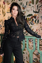 Cleo | Dames Kanten Blouse - Ademend en Elegant