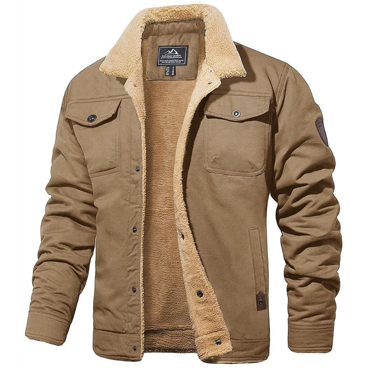 Heren Sherpa-Voering Warme Casual Winterjas