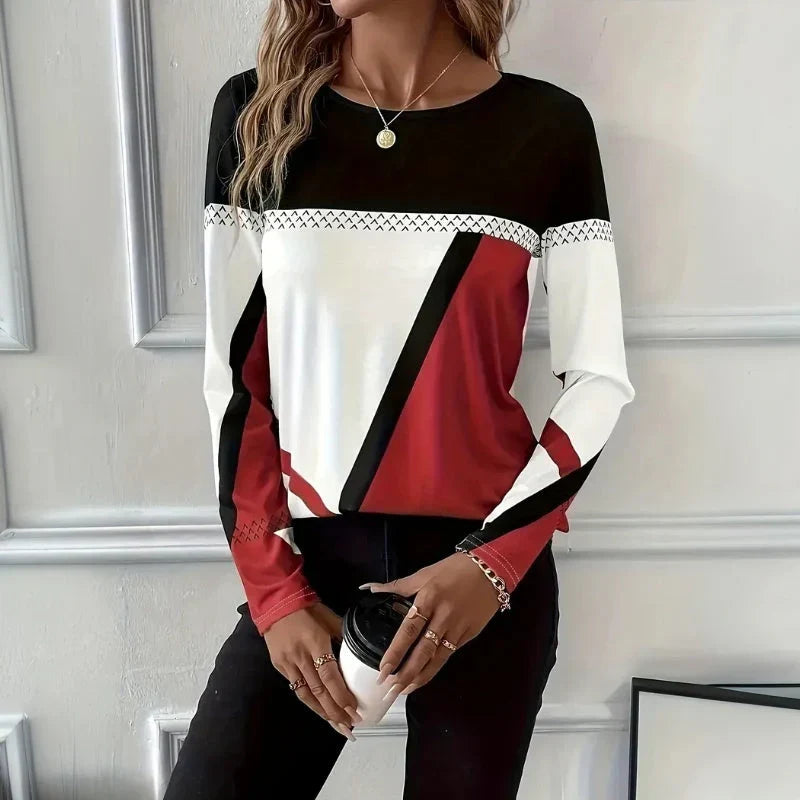 Tine - Stijlvol lange mouwenshirt