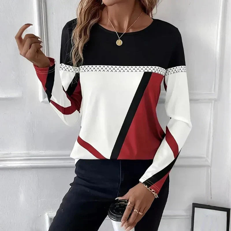 Tine - Stijlvol lange mouwenshirt
