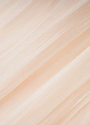 Lucetta | Champagne Mini Jurk met Plooi & Parelknopen