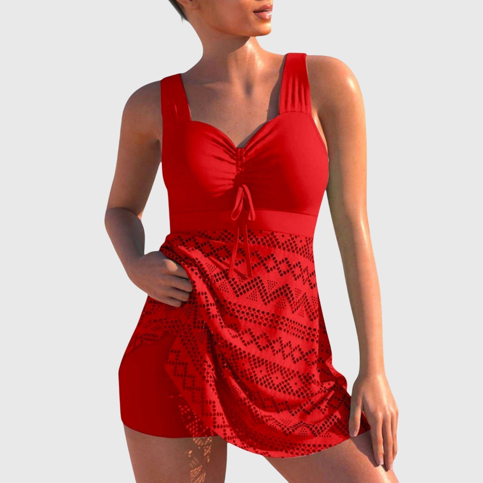 Inoa | Tweedelige Bikini Set met Rok, Comfortabele Mode voor de Zomer