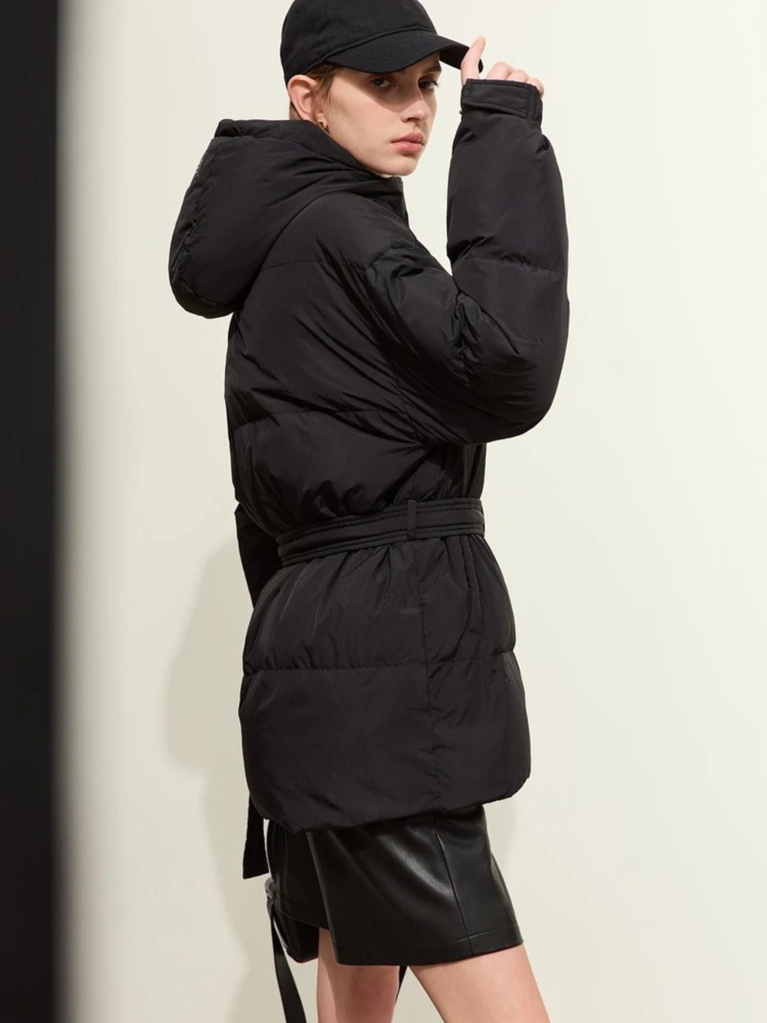 Nikka |Trendy Puffer Donsjack Dames met Riem