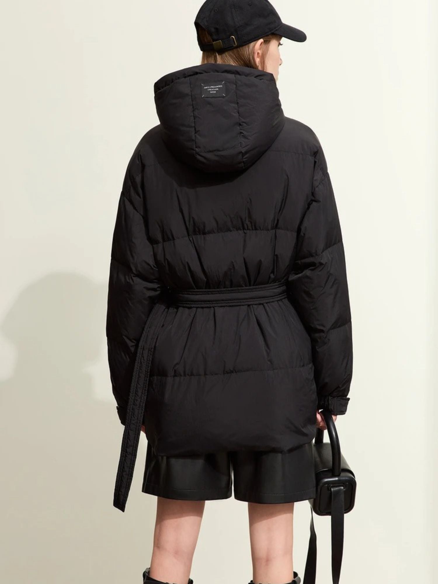 Nikka |Trendy Puffer Donsjack Dames met Riem