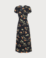 Daisy | V-hals Maxi Jurk met Bloemenprint, Verfijnd en Comfortabel