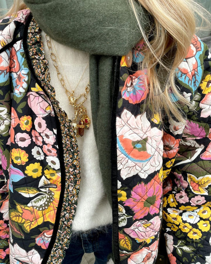 Ellis | Dames jas met print oversized model
