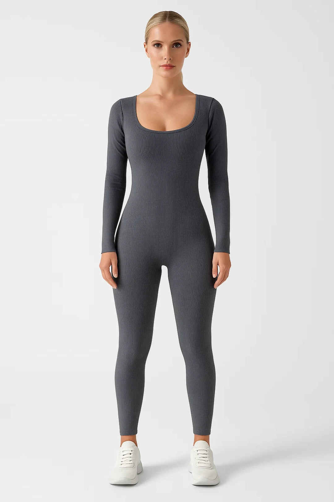 Jumpsuit Dames - Strakke Pasvorm met Lange Mouwen | Sportief