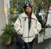 Candice | Fleece Winterjas Dames - Trendy, Stijlvol en Comfy