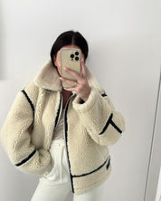Candice | Fleece Winterjas Dames - Trendy, Stijlvol en Comfy