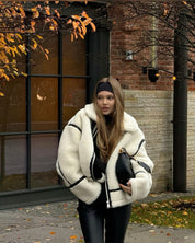 Candice | Fleece Winterjas Dames - Trendy, Stijlvol en Comfy