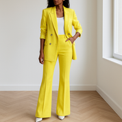 Rachelle | Trendy Tweedelige Blazer Set - Pantalon en Blazer, Elegant en Tijdloos