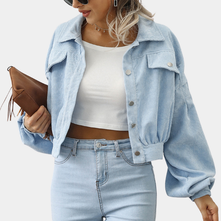 Lylah | Dames jas met knoopsluiting kraag