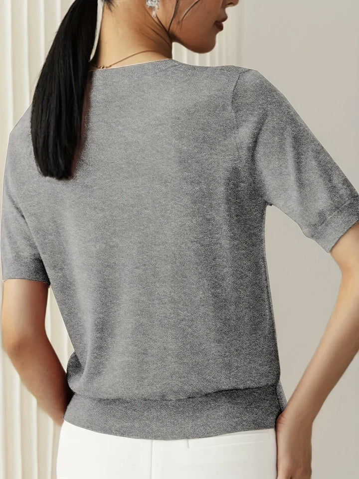 Miranda | Dames T-shirt met korte mouwen ronde hals