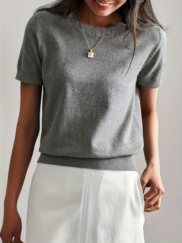 Miranda | Dames T-shirt met korte mouwen ronde hals