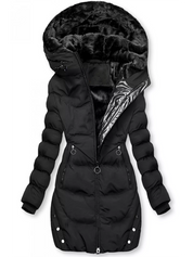 Roxanne | Modieuze Lange Winterjas Dames - Warm, Gevoerd, Verlengde Pasvorm