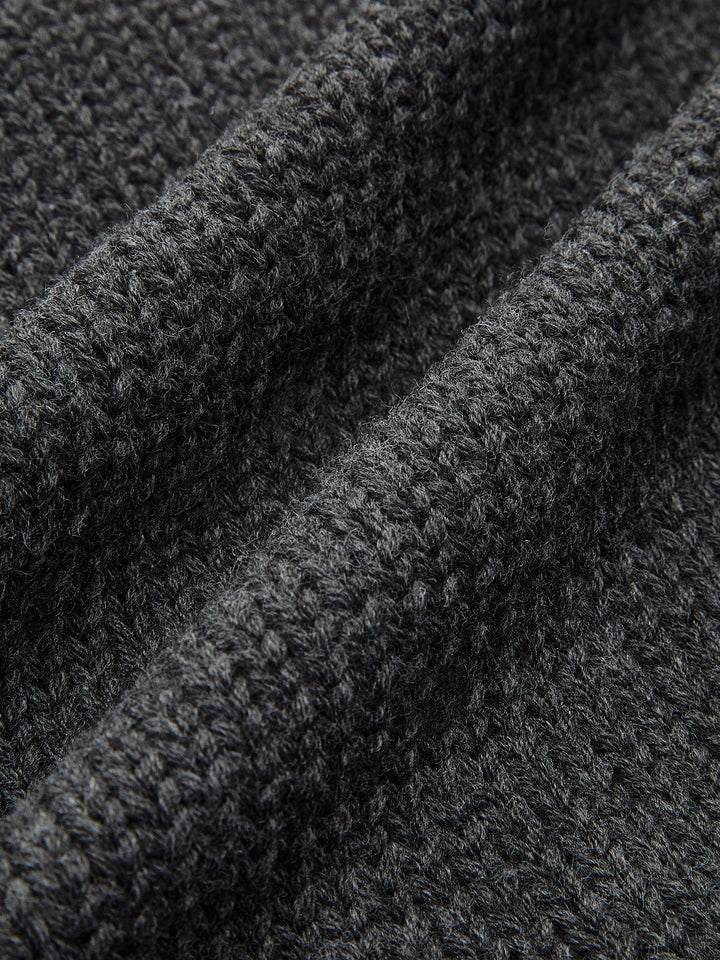Wren | Dames cardigan met jacquard en ritssluiting en zakken