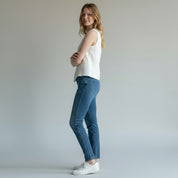 Dysa | Dames Linnen Katoen Mouwloos Vest – Gilet met Knopen